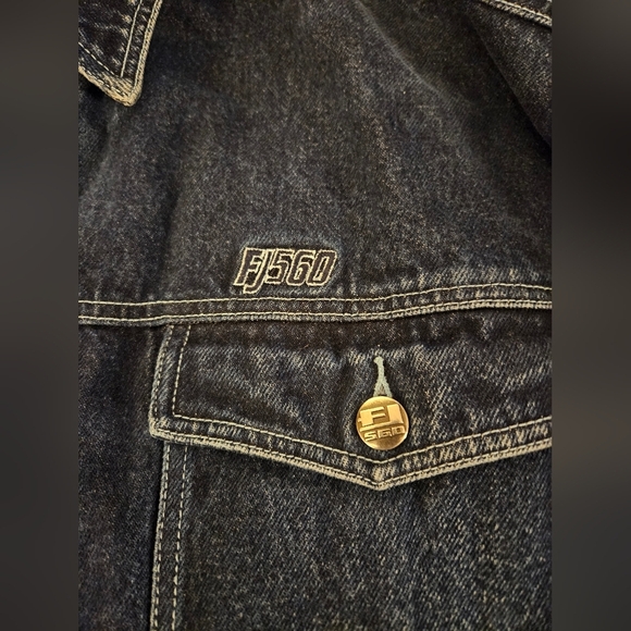 FJ 560 Men's Blue Denim Jacket #y2k #ventage #hiphop - Picture 2 of 10